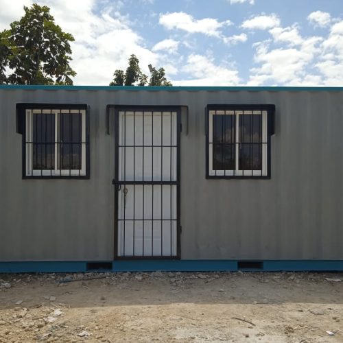 Contenedor oficina 20 pies con baño y cocina 2